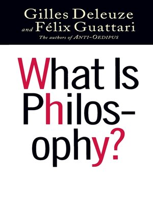 cover image of What Is Philosophy?